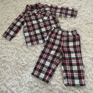Plaid Pajamas Set